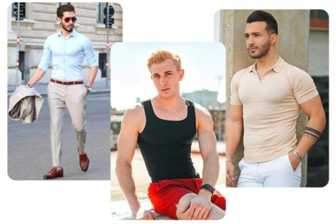 Crewneck Slimming Compression Mans Shirts