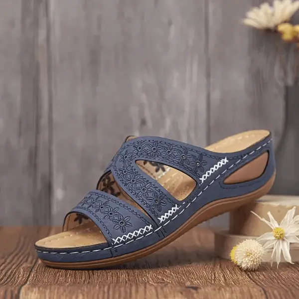 Nancy Premium Thick Platform Large Size Slipper Sandals